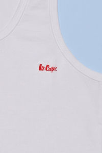 Lee Cooper Boys Solid Vest (Pack of 2) - Bright White — thumbnail 6